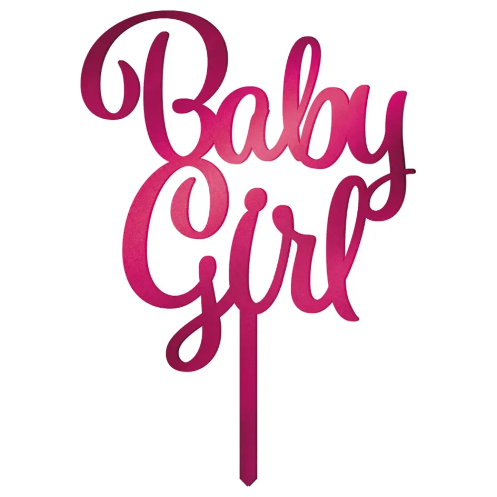 Online Globos Europe B.V. Kagedekoration Baby Girl i Akryl