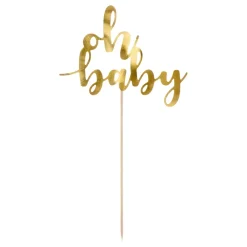 Clearance PartyDeco sp. z o.o. Kagedekoration Oh Baby Guld