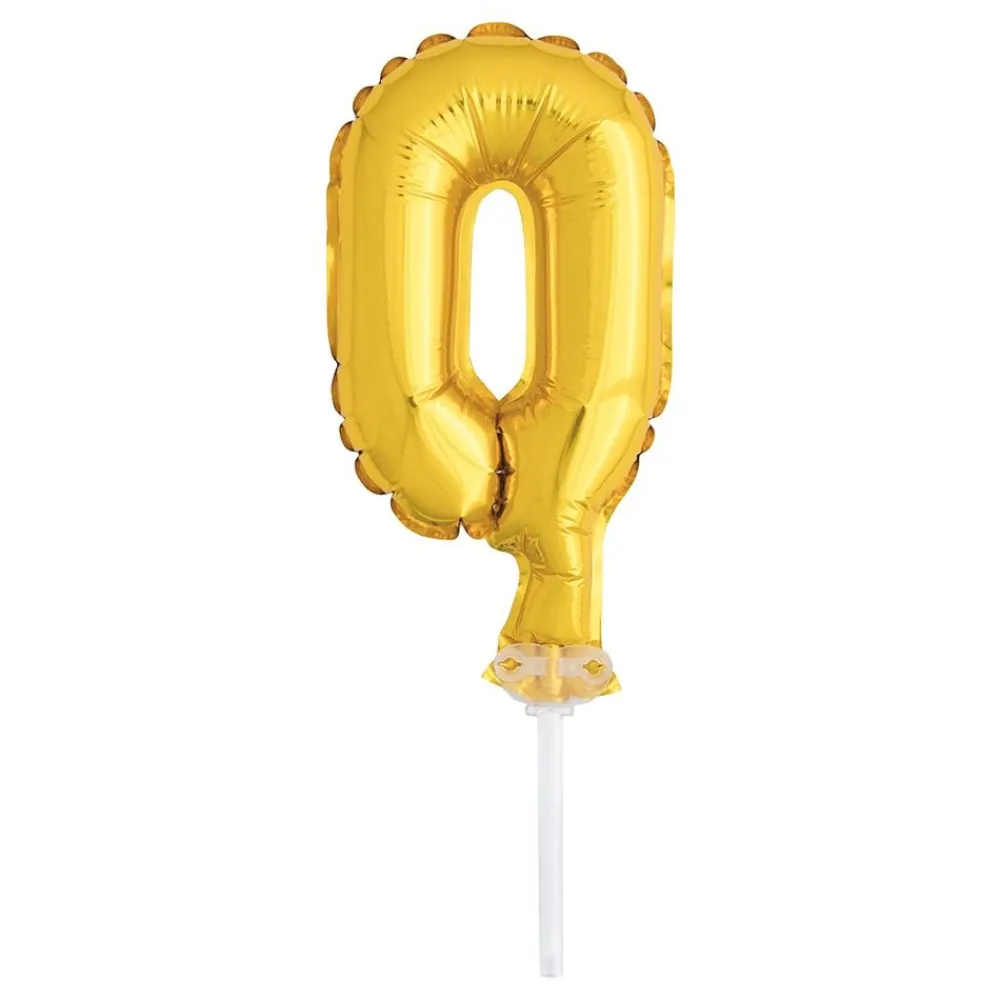 Unique UK Inc t/as Unique Party Kagedekoration Talballon Mini Guld - Oppyntning|Balloner
