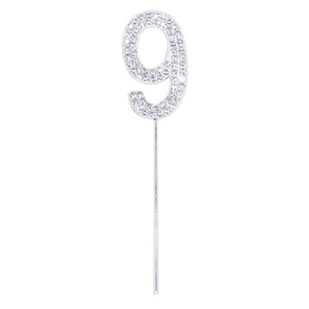 Partyking AB Kagedekoration Tal Diamanter Silver - Oppyntning|Bagning