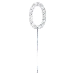 Partyking AB Kagedekoration Tal Diamanter Silver - Oppyntning|Bagning