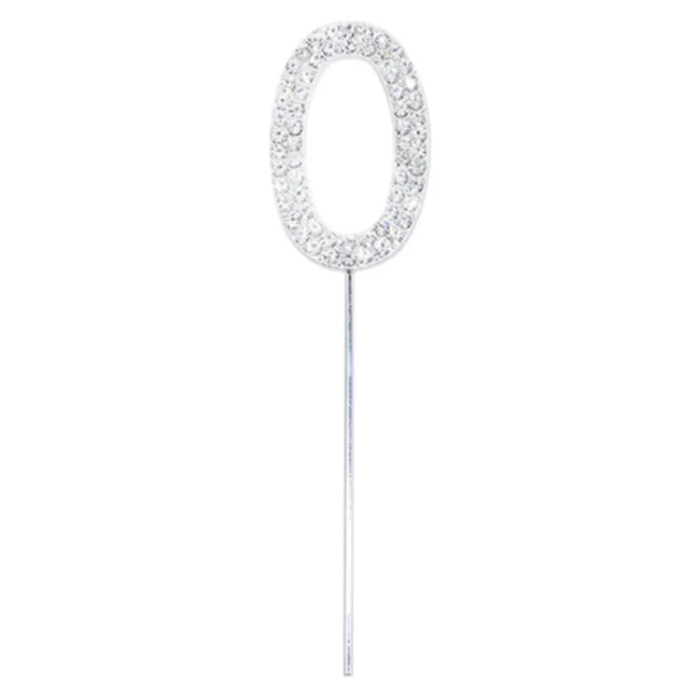 Partyking AB Kagedekoration Tal Diamanter Silver - Oppyntning|Bagning