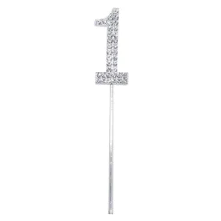 Partyking AB Kagedekoration Tal Diamanter Silver - Oppyntning|Bagning
