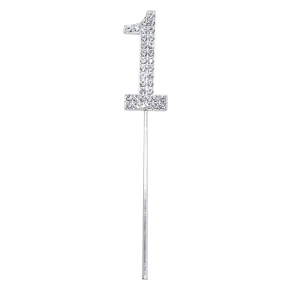 Partyking AB Kagedekoration Tal Diamanter Silver - Oppyntning|Bagning