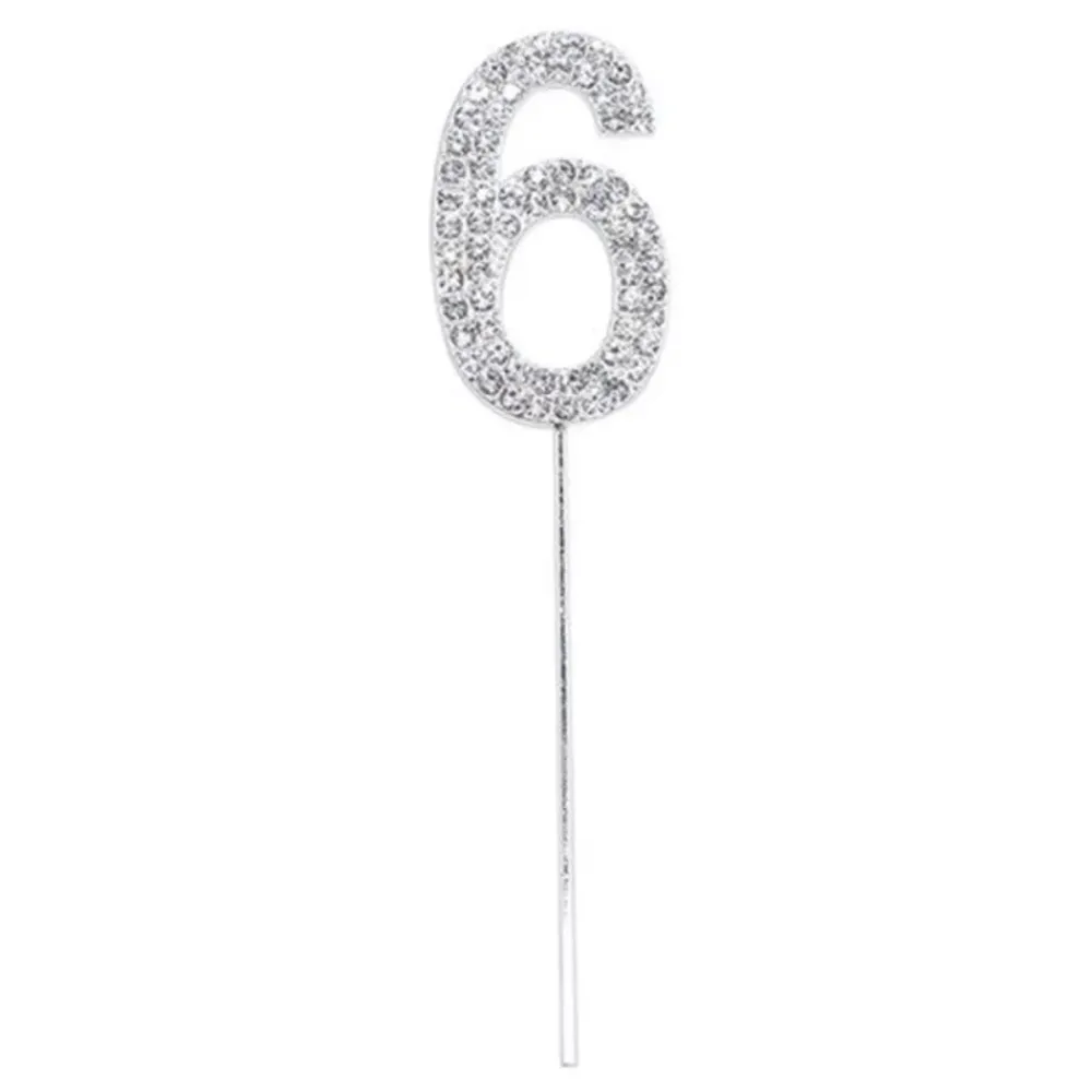 Partyking AB Kagedekoration Tal Diamanter Silver - Oppyntning|Bagning