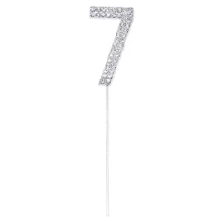 Partyking AB Kagedekoration Tal Diamanter Silver - Oppyntning|Bagning