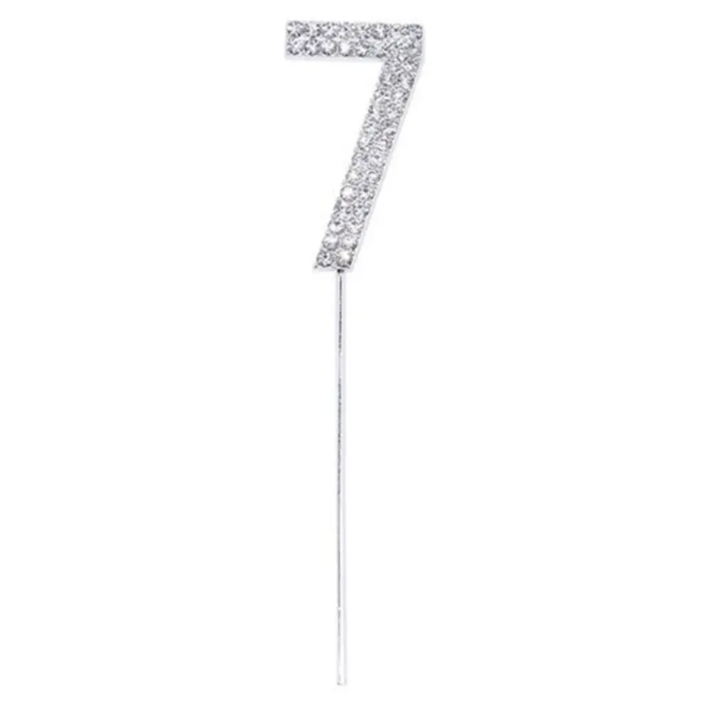 Partyking AB Kagedekoration Tal Diamanter Silver - Oppyntning|Bagning