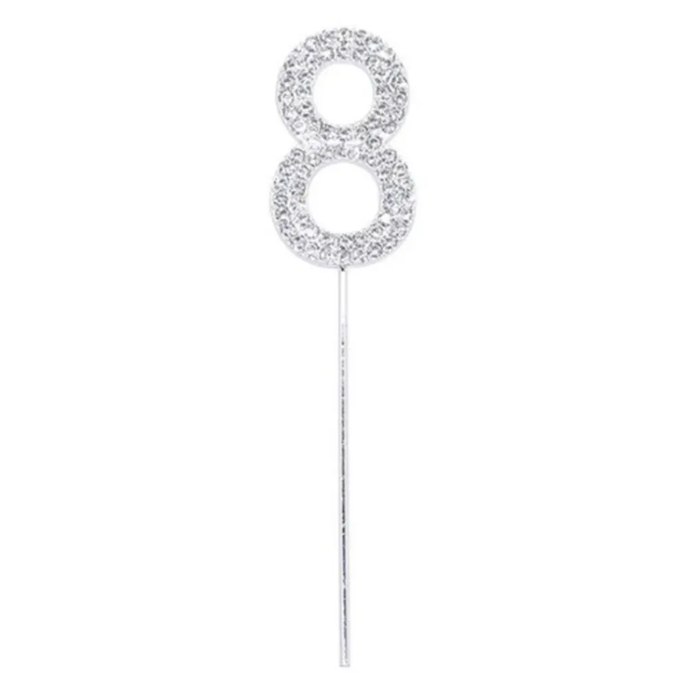 Partyking AB Kagedekoration Tal Diamanter Silver - Oppyntning|Bagning