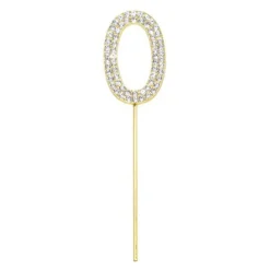 Partyking AB Kagedekoration Tal Diamanter Guld
