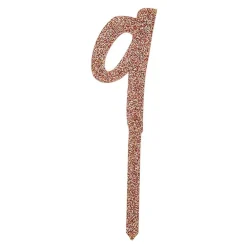 New CG Global Products Ltd Kagedekoration Tal Guld Glitter i Akryl