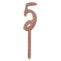 New CG Global Products Ltd Kagedekoration Tal Guld Glitter i Akryl