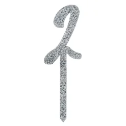 Online CG Global Products Ltd Kagedekoration Tal Sølv Glitter i Akryl