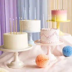 PartyDeco sp. z o.o. Kagefad på fod Beige - Servering|Borddækning