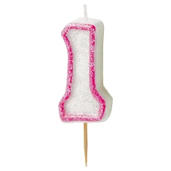 Clearance Unique UK Inc t/as Unique Party Kagelys Glitter Lyserød