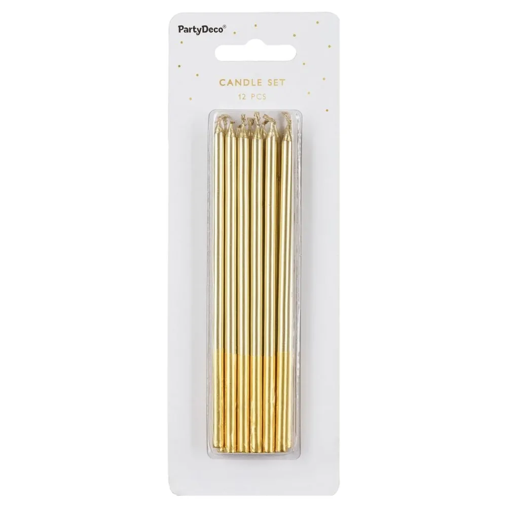PartyDeco sp. z o.o. Kagelys Lange Guld - Bagning
