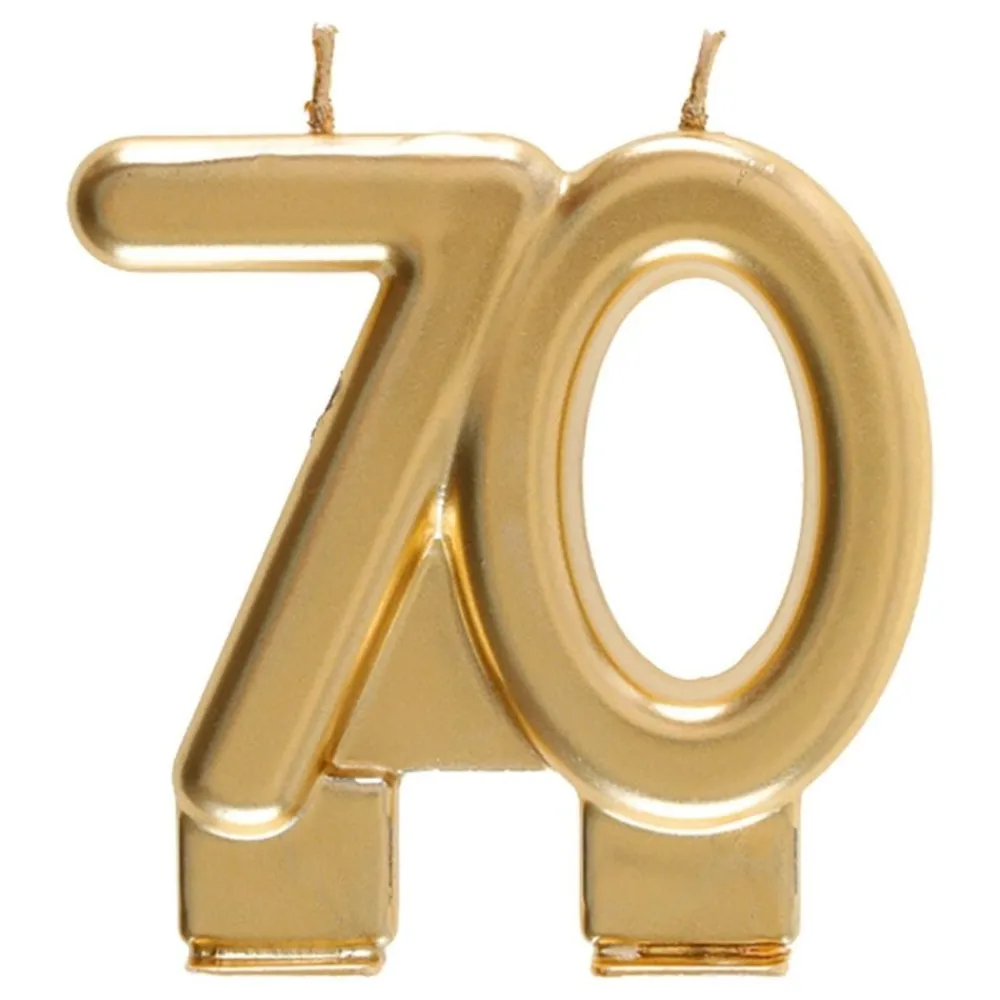Santex Kagelys 70 Mat Guld - Bagning