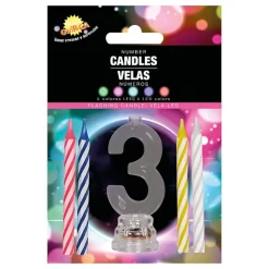 Discount Fiestas Guirca, S.L Kagelys med LED-Lysholder