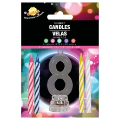 Discount Fiestas Guirca, S.L Kagelys med LED-Lysholder