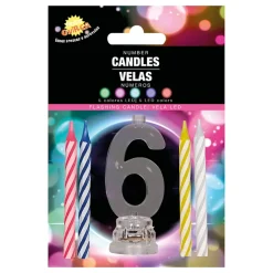 Discount Fiestas Guirca, S.L Kagelys med LED-Lysholder