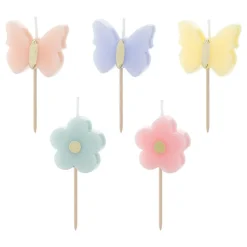 Clearance PartyDeco sp. z o.o. Kagelys Pastel Sommerfugle