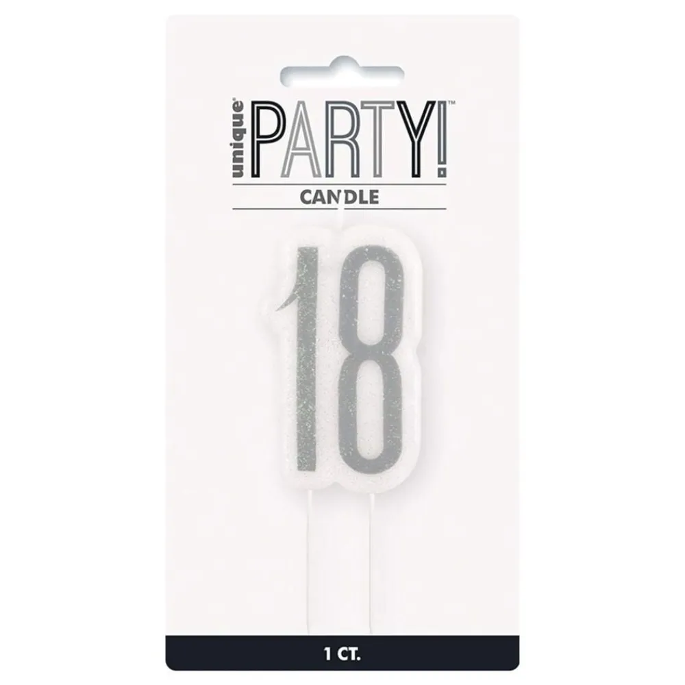 Outlet Unique UK Inc t/as Unique Party Kagelys 18 Sølv
