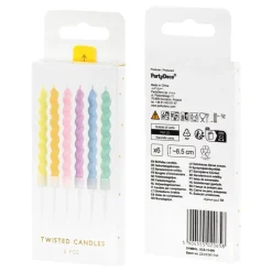 PartyDeco sp. z o.o. Kagelys Snoede Farvemix