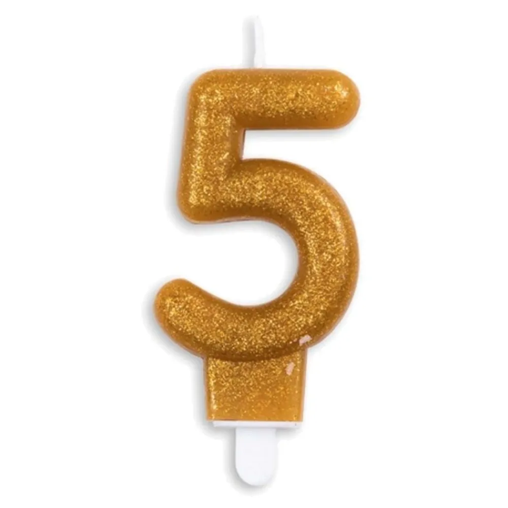 Hot Globos Europe B.V. Kagelys Tal Glitter Guld