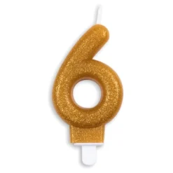 Hot Globos Europe B.V. Kagelys Tal Glitter Guld