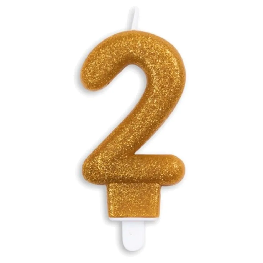 Hot Globos Europe B.V. Kagelys Tal Glitter Guld