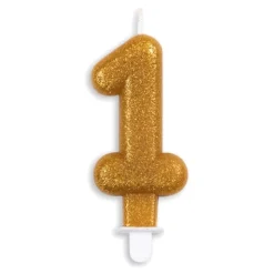 Hot Globos Europe B.V. Kagelys Tal Glitter Guld