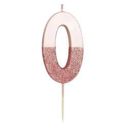 New Talking Tables Ltd Kagelys Tal Rosaguld/Glitter