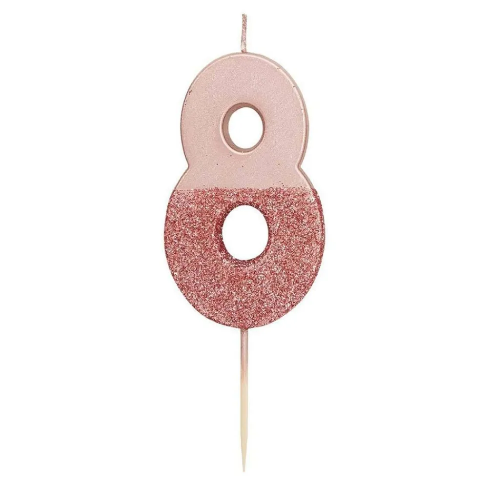 New Talking Tables Ltd Kagelys Tal Rosaguld/Glitter