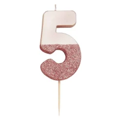 New Talking Tables Ltd Kagelys Tal Rosaguld/Glitter