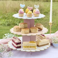 CG Global Products Ltd Kageopsats Floral Pastel - Servering