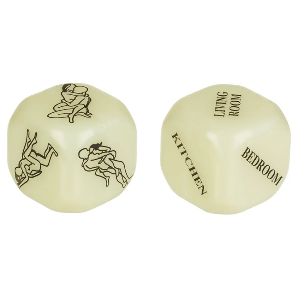 Online Out of the blue KG Kama Sutra Terninger Glow in the Dark