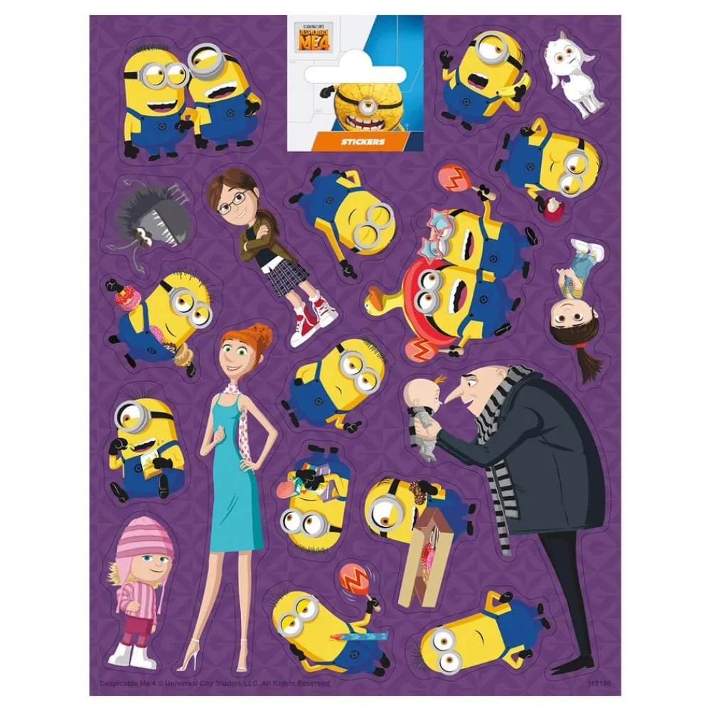 Globos Europe B.V. Klistermærker Store Despicable Me 4 - Hobby & Fritid