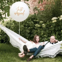 Best PartyDeco sp. z o.o. Kæmpeballon Just Married