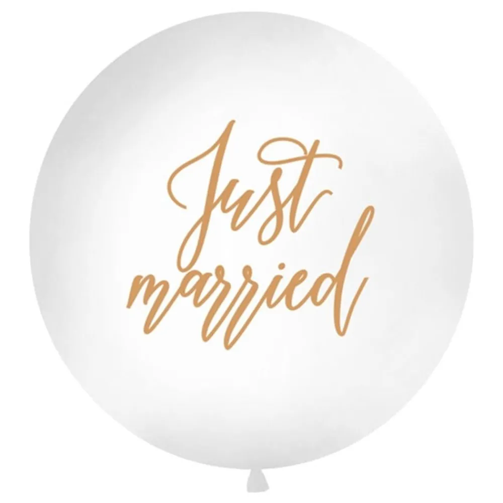 Best PartyDeco sp. z o.o. Kæmpeballon Just Married
