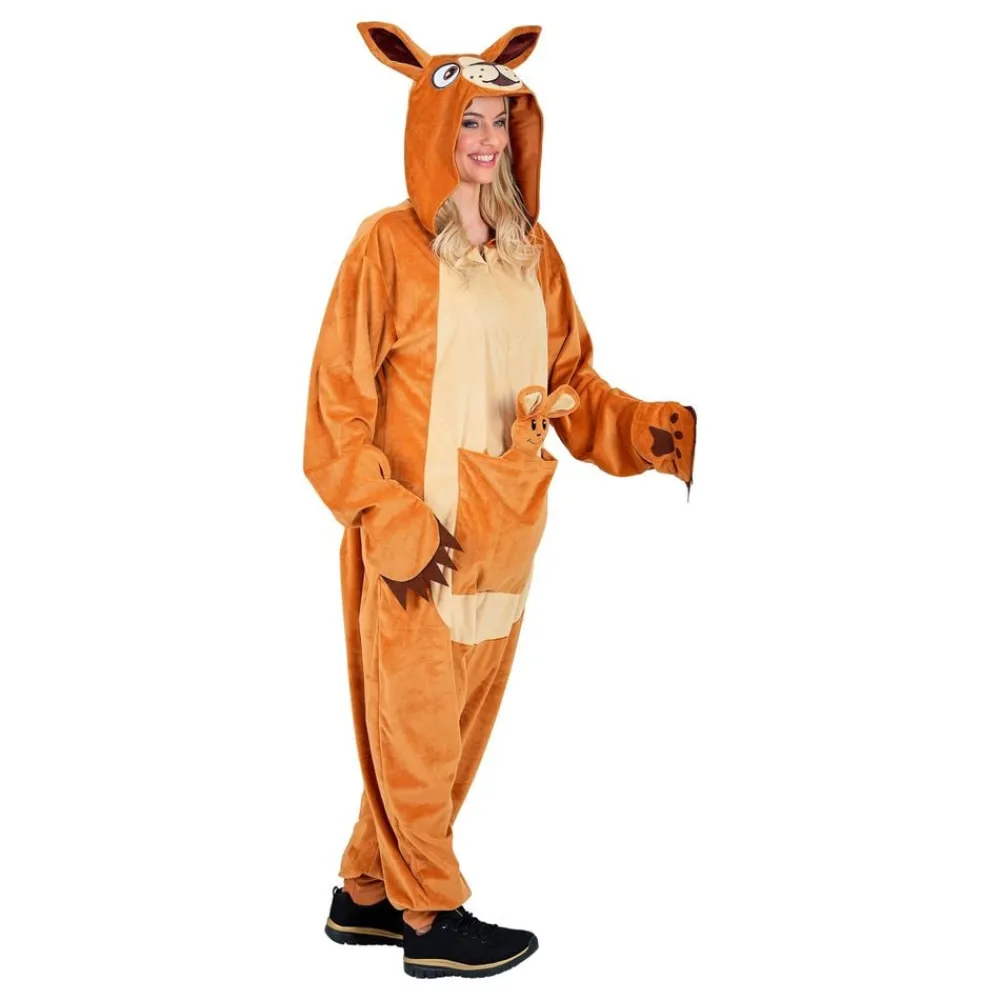 Widmann S.r.l. Kænguru Onesie Kostume - Tøj|Udklædningskostumer