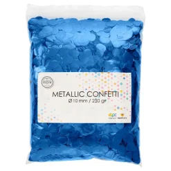 Discount Globos Europe B.V. Konfetti Blå Metallic Rund