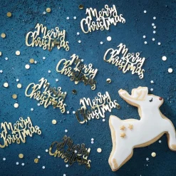 Clearance Ginger Ray Ltd Konfetti Guld Merry Christmas