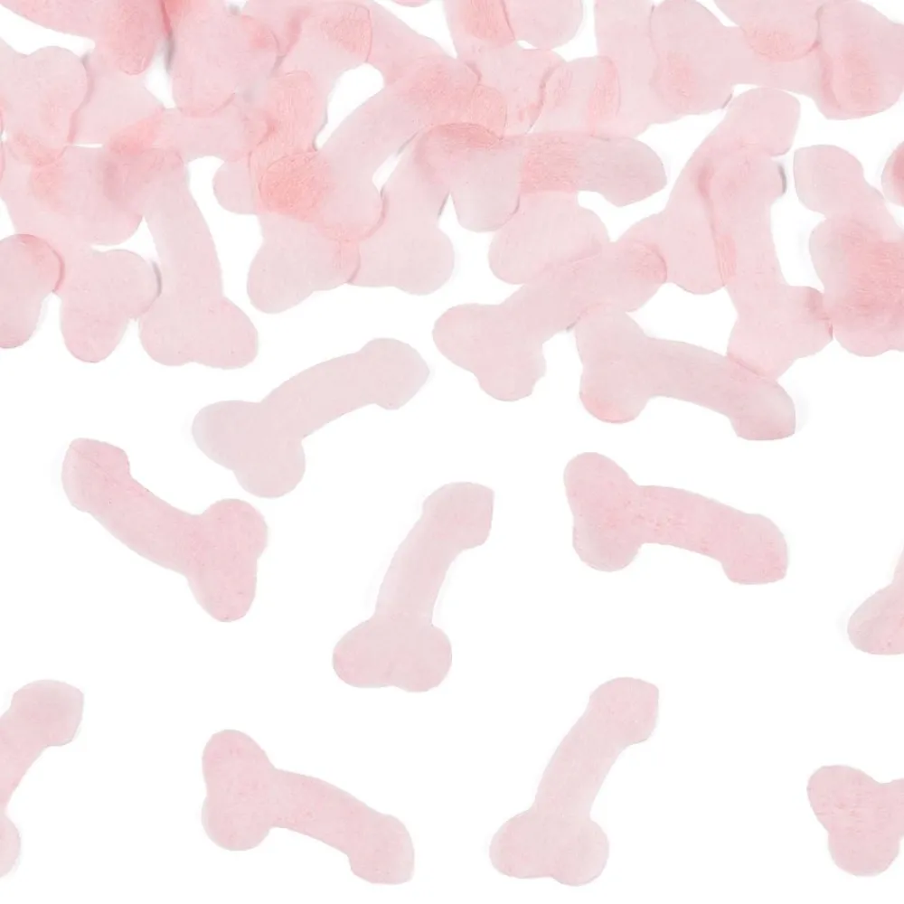 PartyDeco sp. z o.o. Konfettikanon Penis Lyserød - Festtilbehør