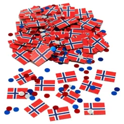 Clearance Hisab/Joker Company AB Konfetti Norsk Flag