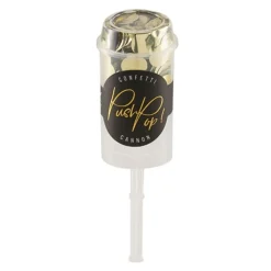 Discount PartyDeco sp. z o.o. Konfetti Push Pop Guld Metallic