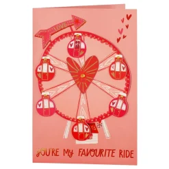 Kidek AB Kort med Kuvert Love Wheel - Hilsningskort