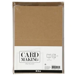 Creativ Company AB Kort og Konvolut Natur - Hilsningskort