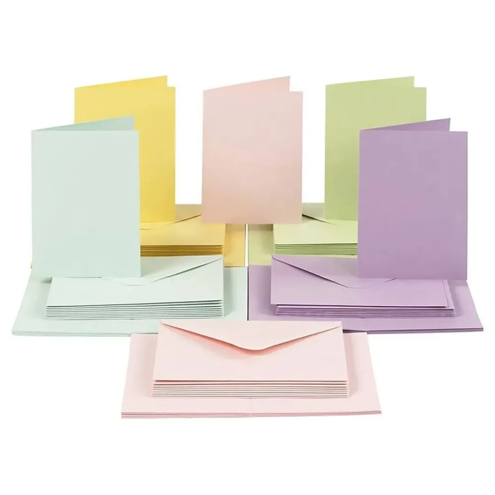 Clearance Creativ Company AB Kort og Konvolut Pastelfarver
