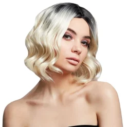 Discount Rubies Netherland B.V. Kourtney Blond Kort Totonet Paryk med Krøller
