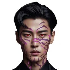 Fiestas Guirca, S.L K-pop Ansigtstatovering Demon - Sminke|Kostumetema