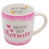 Discount Hisab/Joker Company AB Krus Världens Bästa Mormor Lyserød